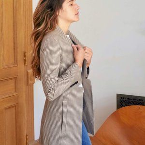 AYR The Coup Blazer in Check Please Size 6